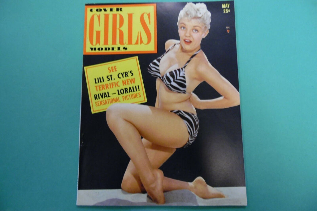 Cover Girls Models Magazine Lorali/Tempest Storm May 1953 113016lm-ep