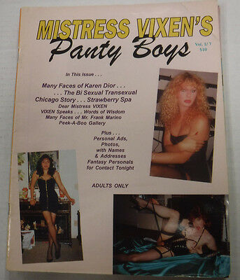 Mistress Vixen's Pantyboys Adult Tranny Magazine vol.1 #7 091415lm-ep