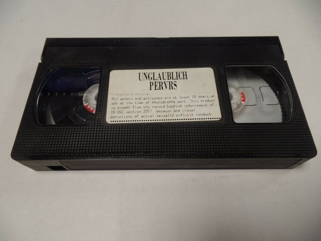 Unglaublich Pervrs German 1998 Adult VHS 052119AMP2