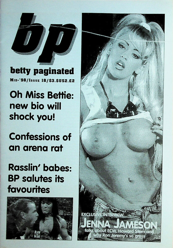 BP Betty Paginated Magazine Bettie Page/ Jenna Jemeson #18 1998 080320lm-ep