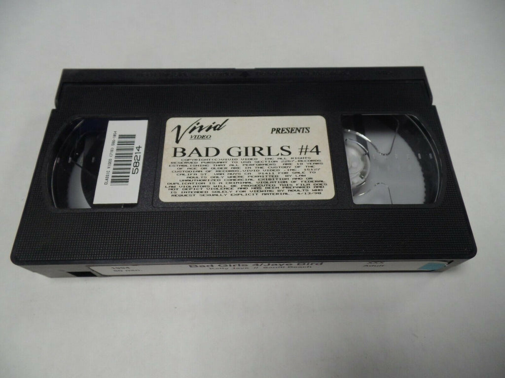 Bad Girls #4 Jaye Bird Kelly Jaye Sandi Beach 1994 80mins Adult VHS 052719AMP3