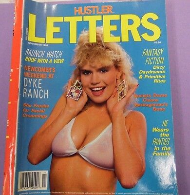 Hustler Letters Magazine Dyke Ranch November 1988 022513lm-epa