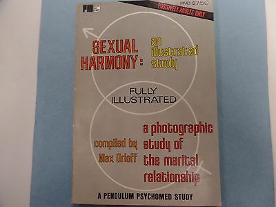Sexual Harmony Adult Book Illustrated Study Marital Relationship by Max Orloff