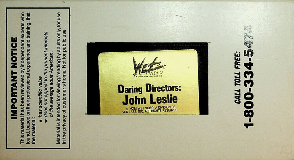 Daring Director: John Leslie VHS XXX 082420lm-ep5