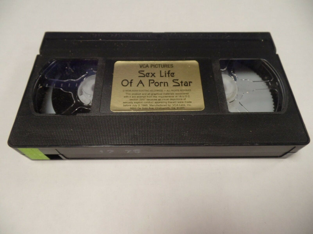 Sex Life of a Porn Star VCA Pictures 1995 Adult VHS 051519AMP