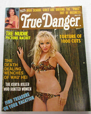 True Danger Busty Adult Magazine Nancy Hayes May 1969 vg 092014lm-ep