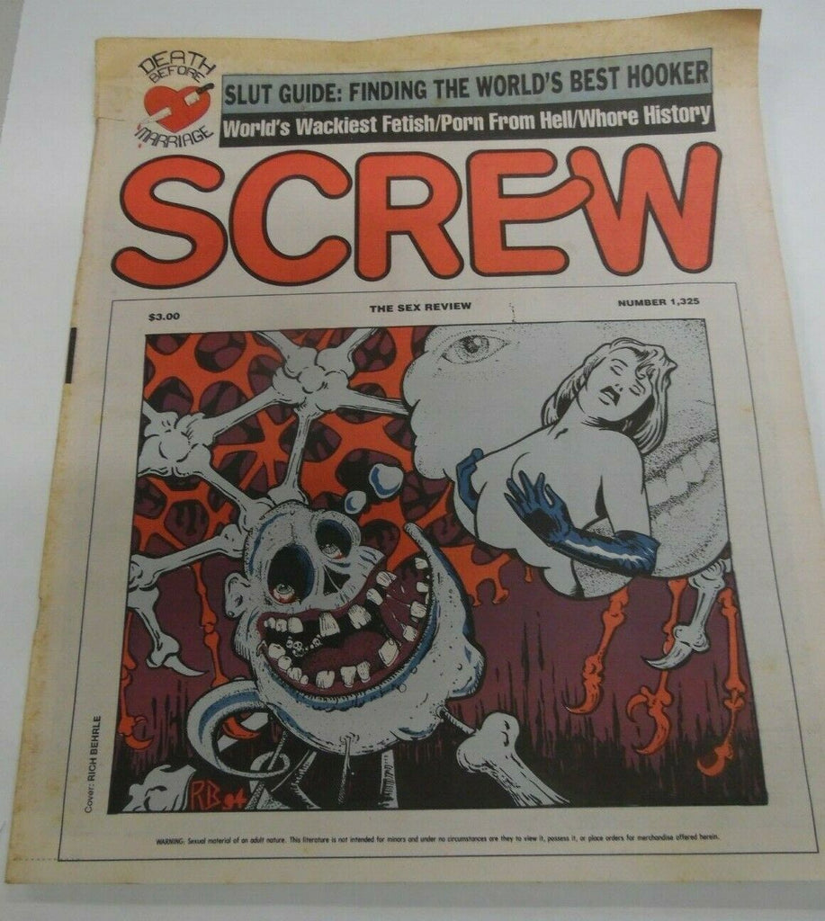 Screw Newspaper Slut Guide #1325 July 25, 1994 121719lm-ep2