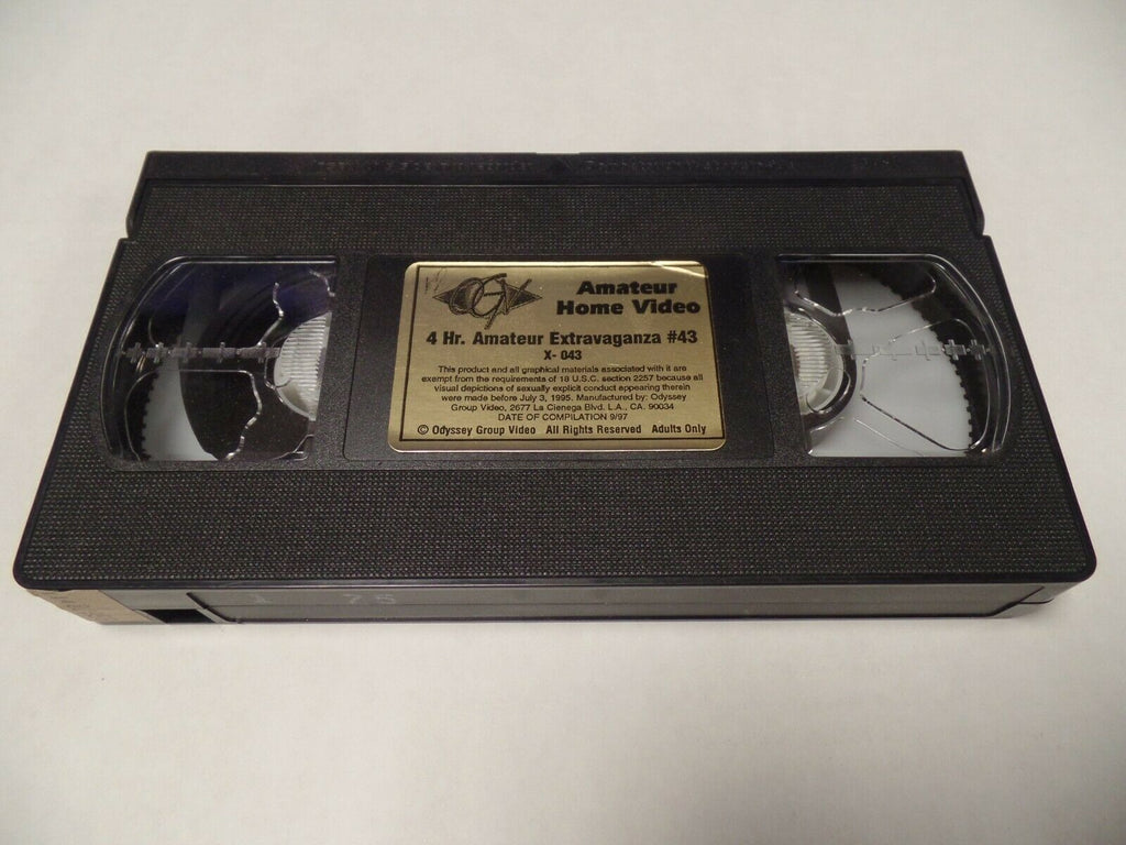 4 Hr Amateur Extravaganza #43 Odyssey Group Adult VHS 052819AMP2