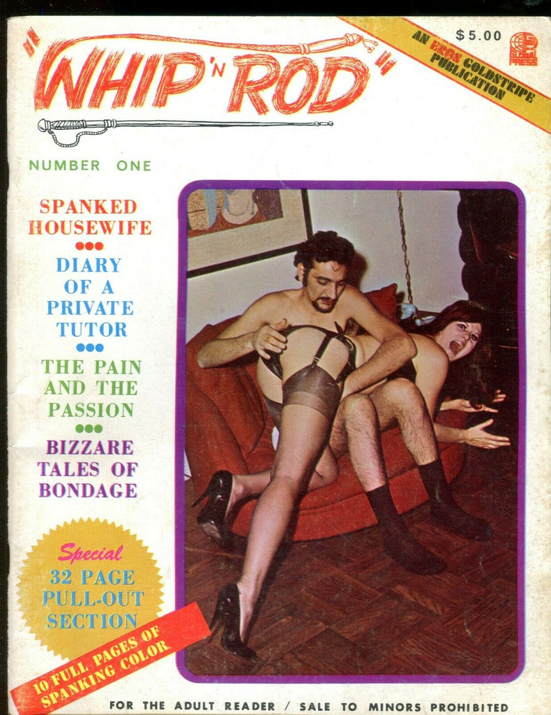 Eros Whip 'N Rod Fetish Magazine Pain & Passion #1 1971 112319lm-ep