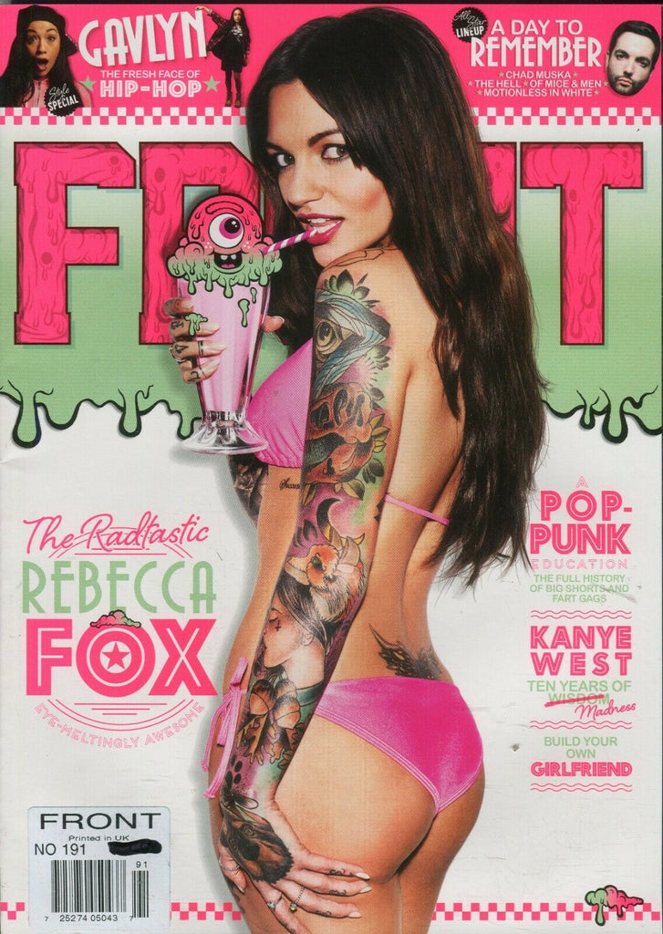 Front Front Magazine Rebecca Fox / Kanye West #191 091819lm-ep