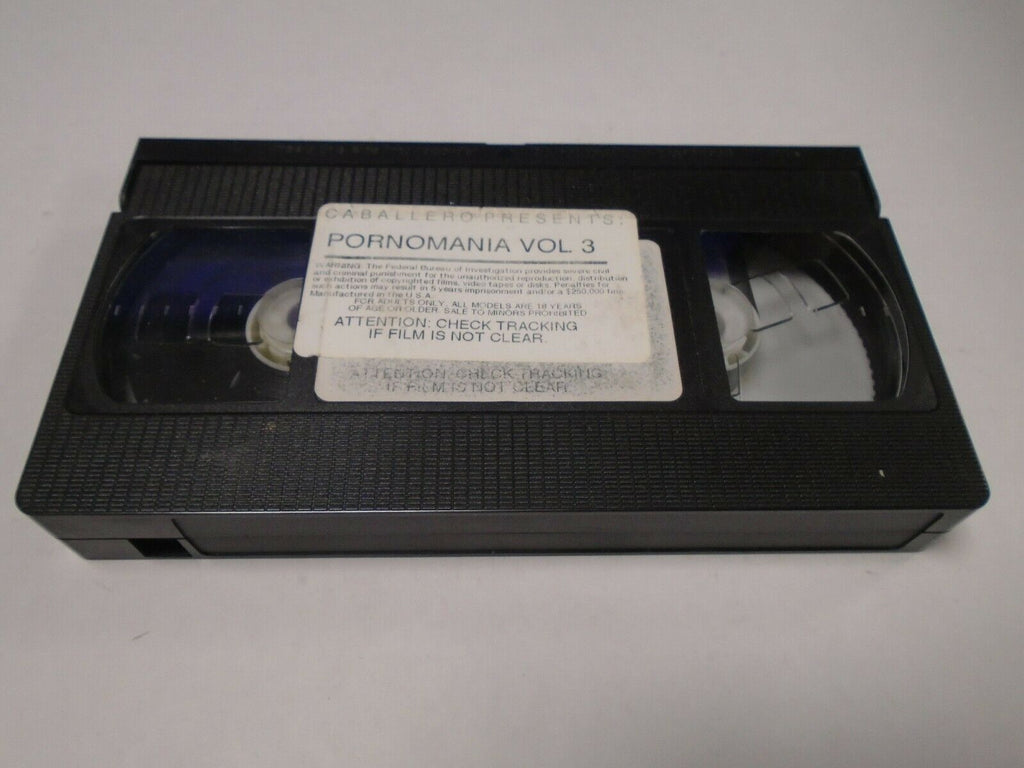 Pornomania Vol 3 Caballero Adult VHS 040119AMP2