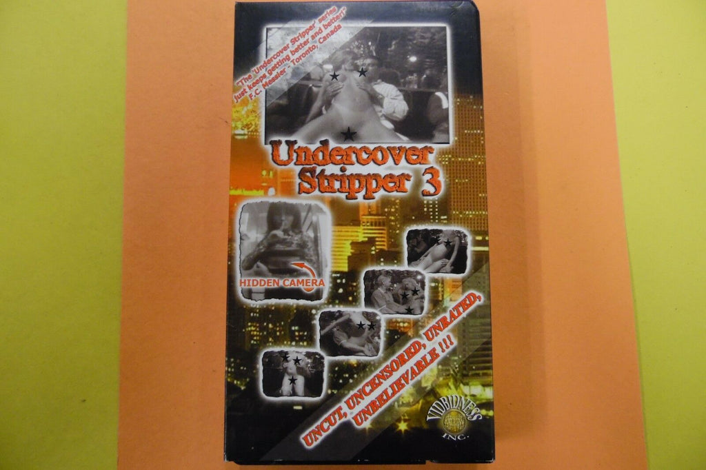 Undercover Stripper VHS #3 XX CLEARANCE 111916lm-ep