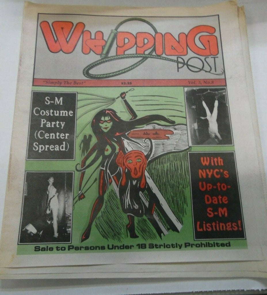 Whipping Post Newspaper S-M Costume Party vol.3 #8 1993 013020lm-ep