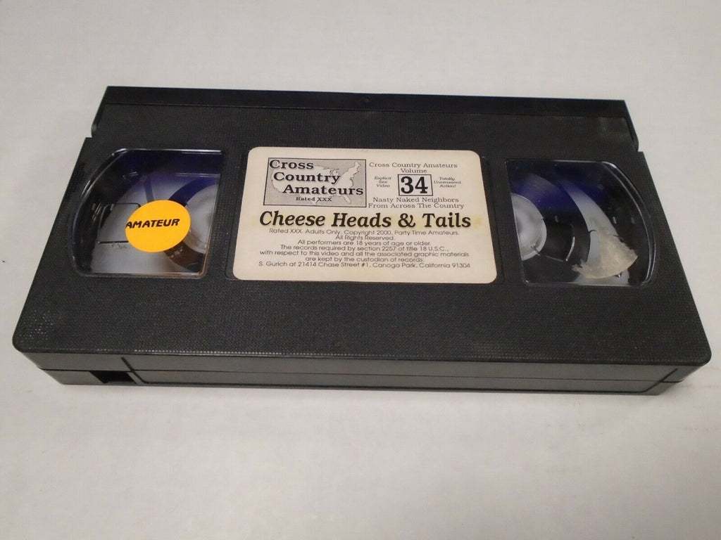 Cheese Heads & Tails Cross Country Amateurs 34 2000 Adult VHS 041819AMP2