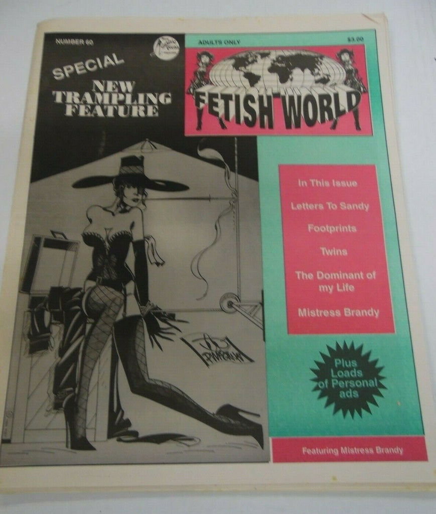 Fetish World Newspaper Mistress Brandy #60 1995 121419lm-ep2