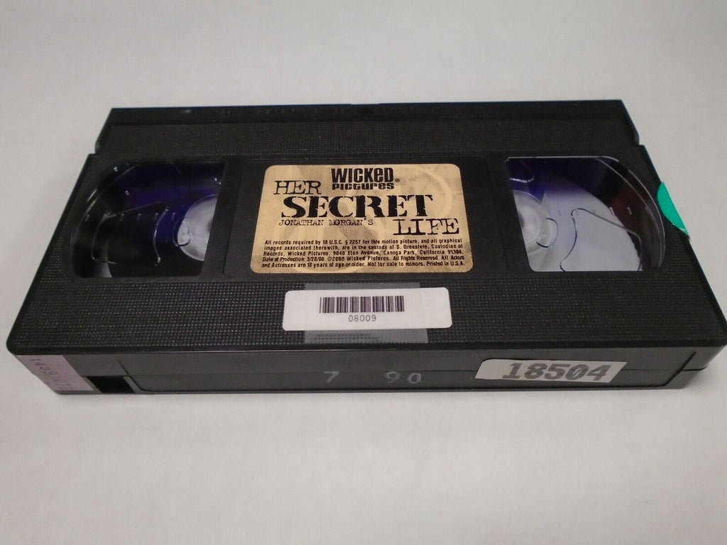 Her Secret Life Wicked Pictures Johnathan Morgan Adult VHS 020719AMP