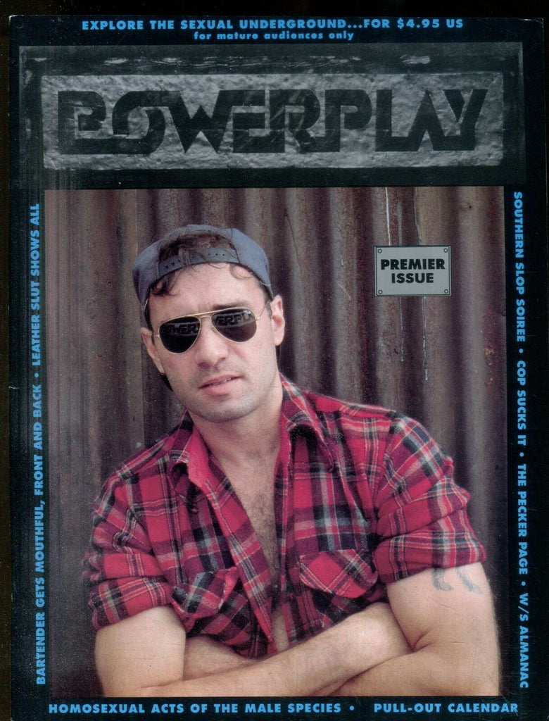 Power Play Gay Magazine Leather Slut Shows All #1 1991 Premier 011519lm-ep