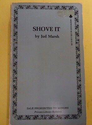 Shove it Adult Novel by Jud Marsh 1971 Midwood Book 071513lm-epa