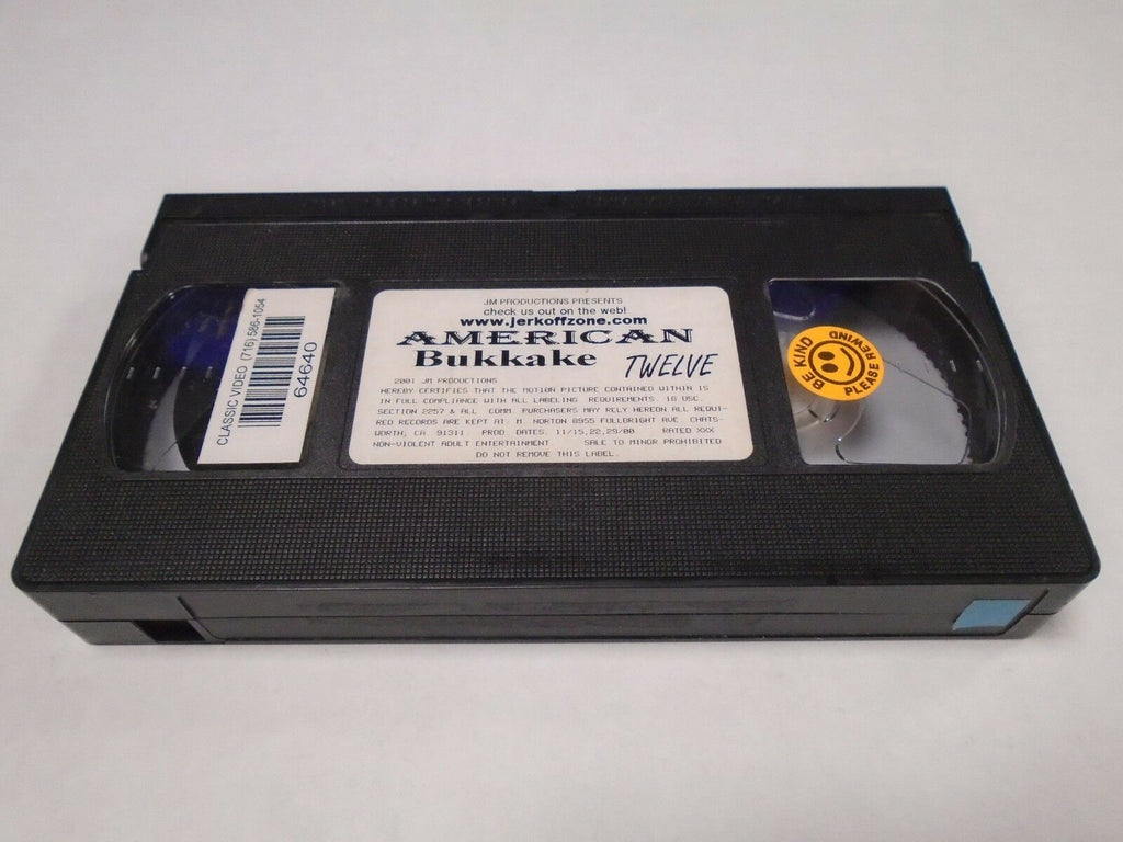 American Bukkake 12 JM Productions Adult VHS 020219AMP