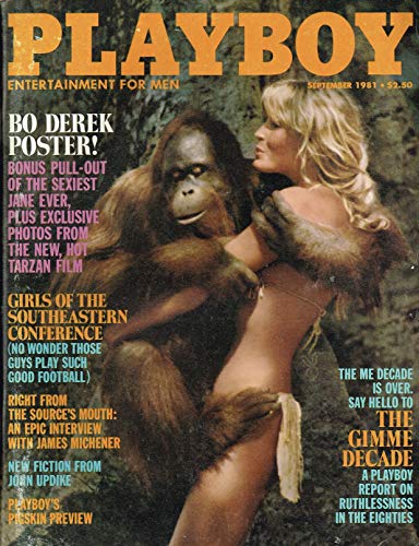 Playboy Magazine, September 1981 Single Issue Magazine – September, 1981