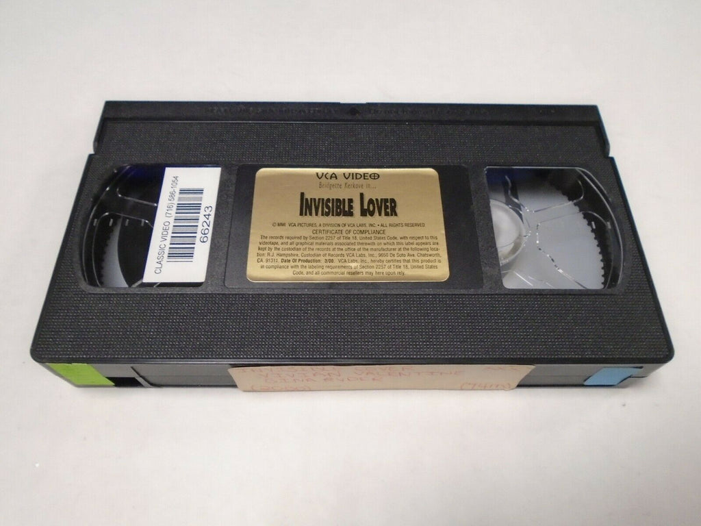 Invisible Lover 2000 Vivian Valentine Gina Ryder 74mins Adult VHS 050119AMP