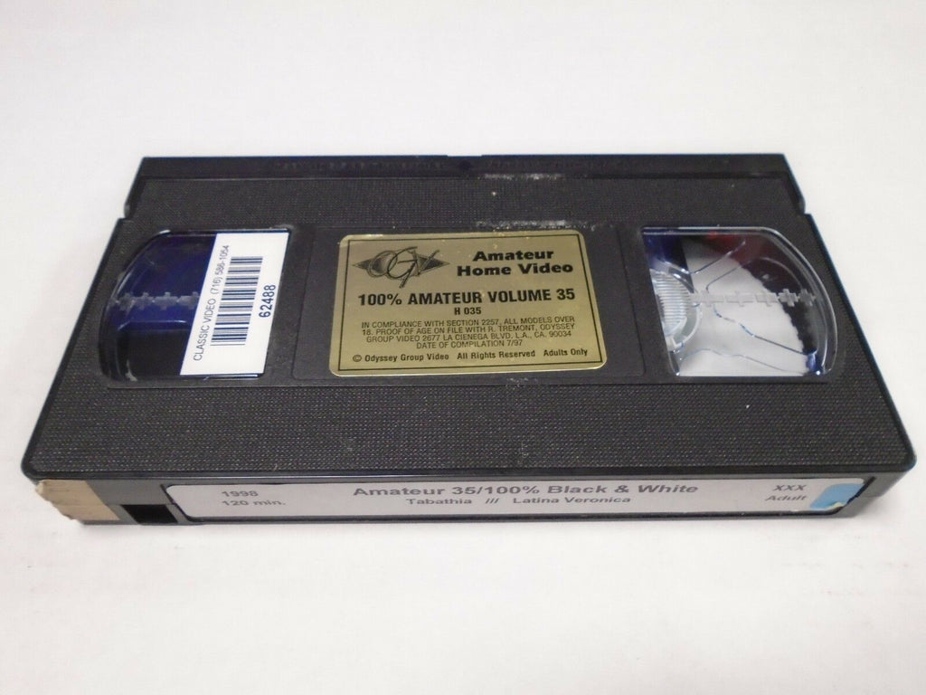 Amateur 35 100% Black & White Latina Veronica 1998 120mins Adult VHS 020119AMP3