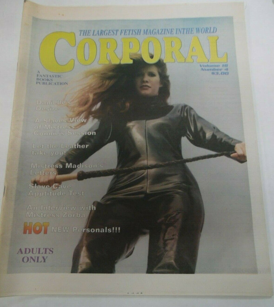 Corporal Fetish Newspaper Danielle's Desire vol.18 #4 1994 120719lm-ep