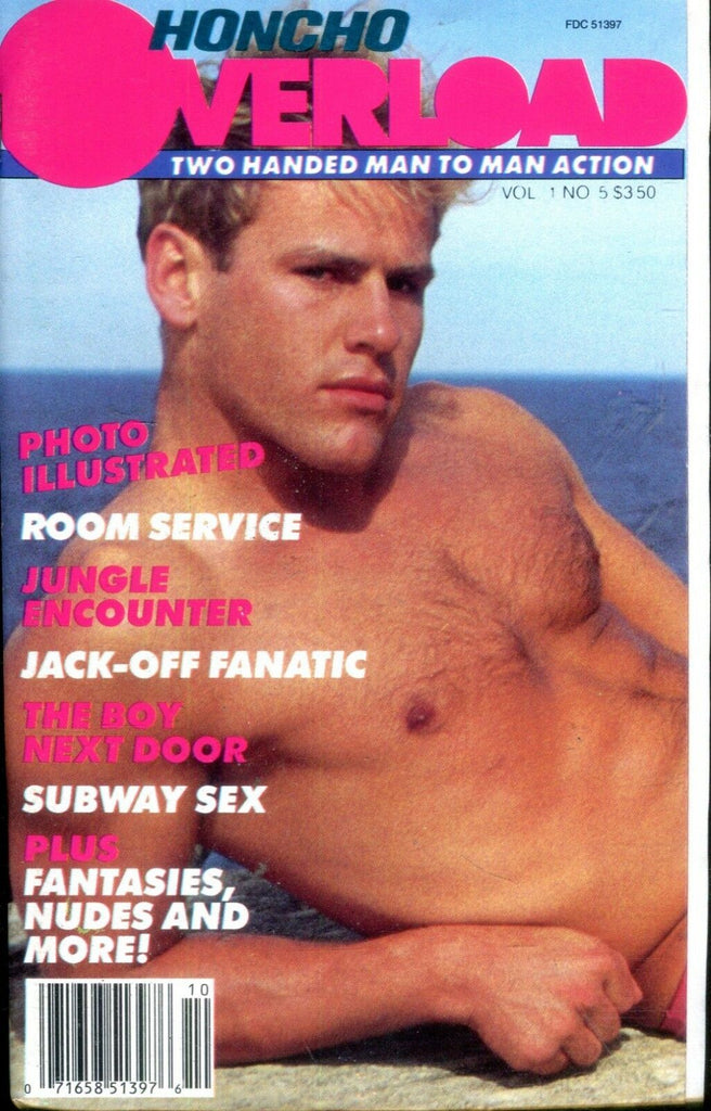 Honcho Overload Gay Magazine Jack-Off Fanatic vol.1 #5 1986 112818lm-ep