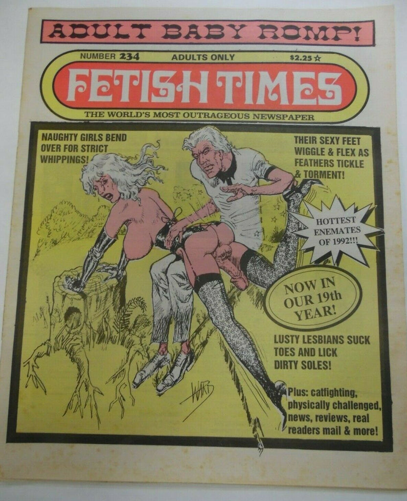 Fetish Times Digest Newspaper Naughty Girls Spanked #234 1993 120619lm-ep2