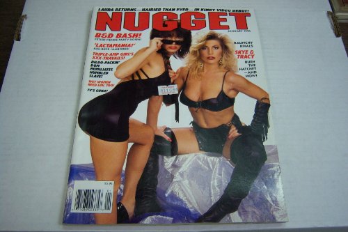 Nugget Busty Adult Magazine "Raunchy Rivals: Skye & Tracy" January 1995