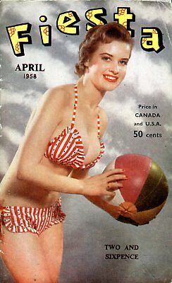 Fiesta Digest Vintage Magazine Diane Watson April 1958 021018lm-ep