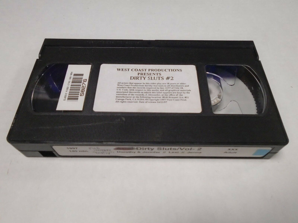 Dirty Sluts #2 Dorothy Jennfer 1997 140mins Adult VHS 030719AMP