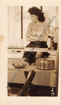 Adult Vintage B&W Photo 2.5x4 Sexy Pin Up Lesbians Undressing Strip Tease 66HR