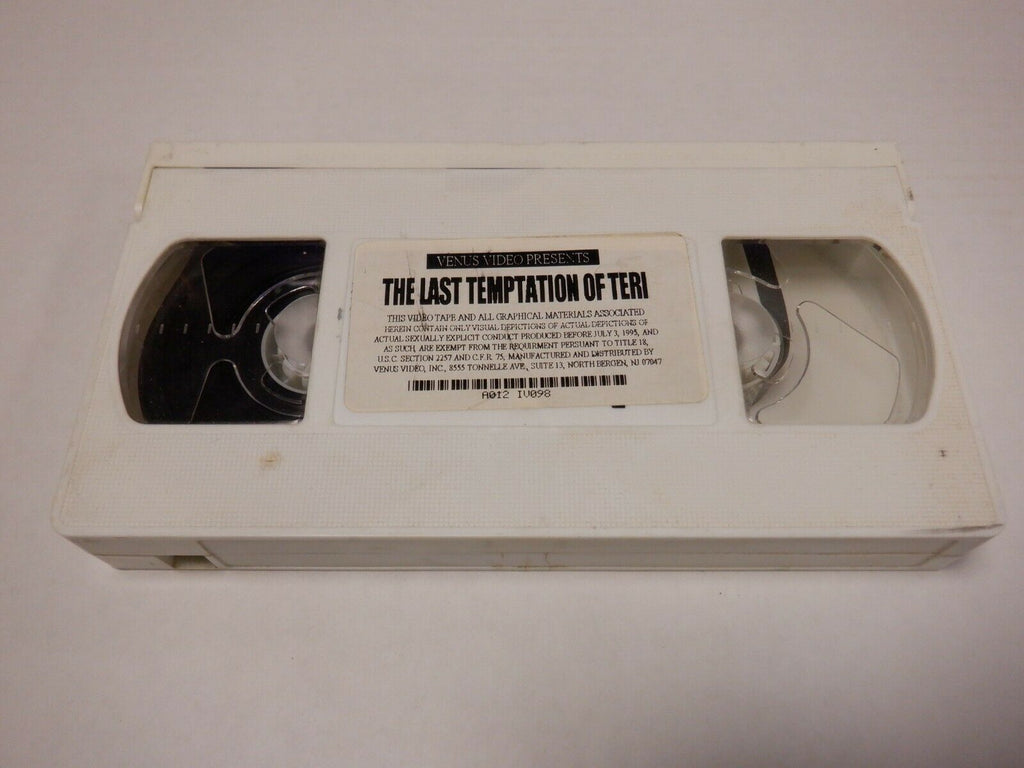 The Last Temptation of Teri Venus Video 1995 Adult VHS 123019AMP