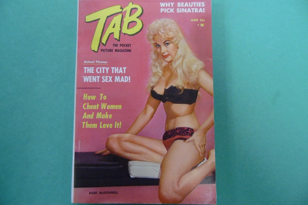 Tab Picture Digest Magazine Babe McDonnell June 1961 102116lm-ep