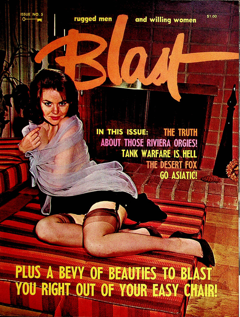 Blast! Busty Magazine  The Desert Fox / About Those Riviera Orgies  #5  1963  062122lm-p