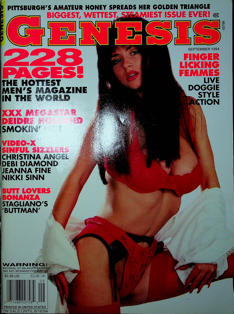 Genesis Magazine Christina Angel & Debi Diamond September 1994 010923RP