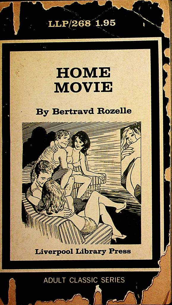 Home Movie Adult Novel by Bertravd Rozelle  1972     022823lm-p2