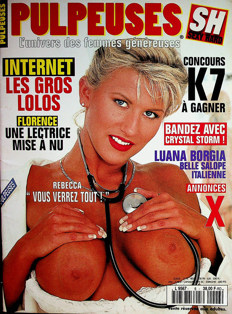 Pulpeuses Sexy Hard French International Magazine  Busty Nurse Rebecca  1990's     070922lm-p