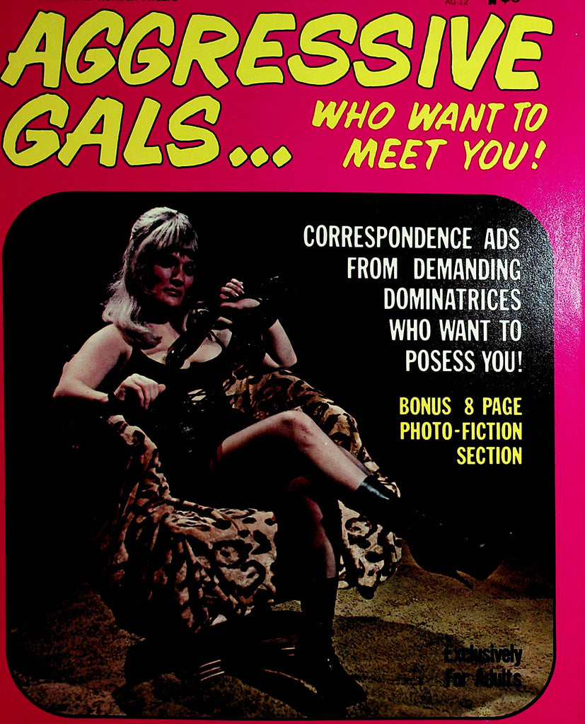 Aggressive Gals... Who Want To Meet You Magazine Vintage Contacts vol.1 #12  1972  HOM    010522lm-dm