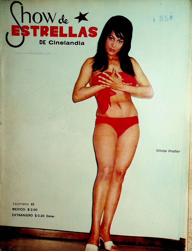 Show de Estrellas Spanish Vintage Magazine  Covergirl Wilda Walter #85 May 1964   010422lm-dm2
