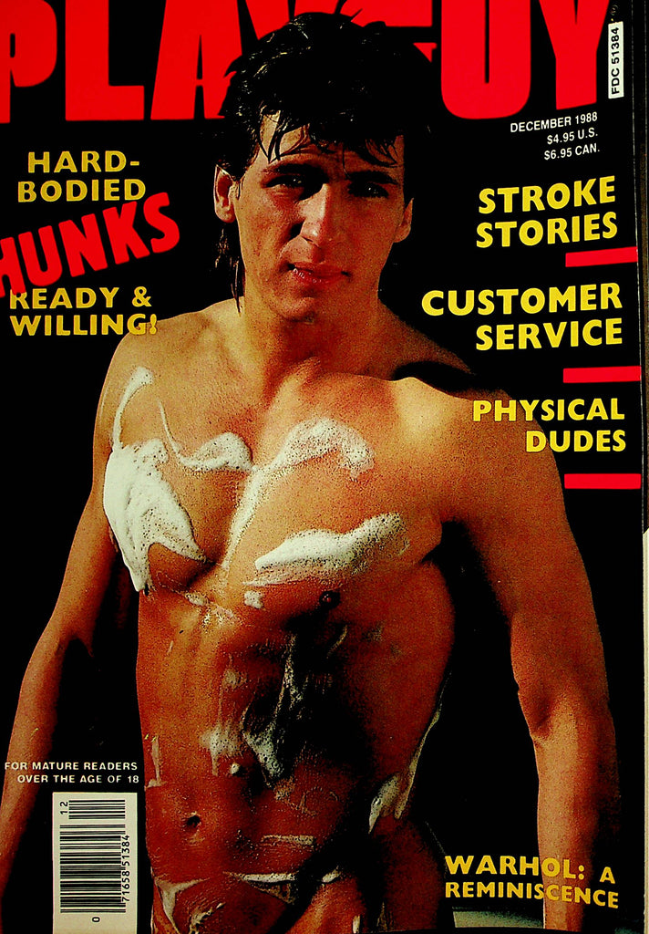 Playguy Gay Magazine  Hard-Bodied Hunks Ready & Willing / Andy Warhol  December 1988   080522lm-p