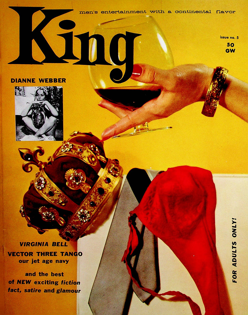 King Busty Magazine   Dianne Webber / Virginia Bell  #5  1960    071522lm-p