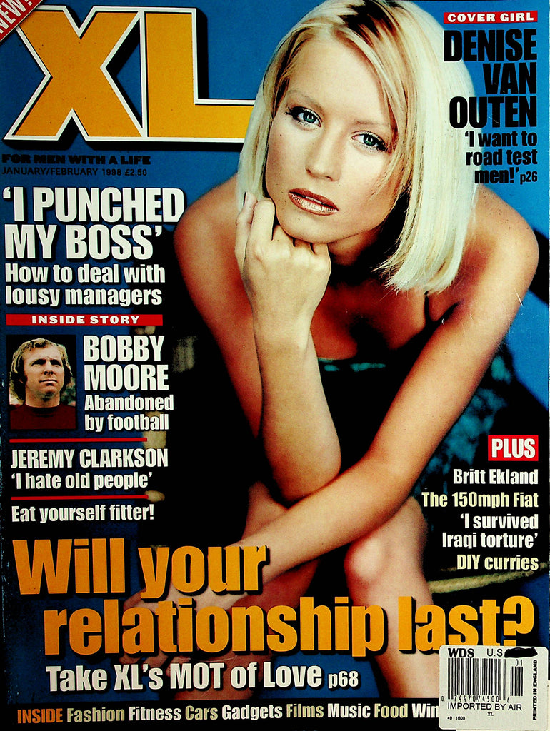 XL For Men Magazine  Covergirl Denise Van Outen  January 1998    092821lm-dm