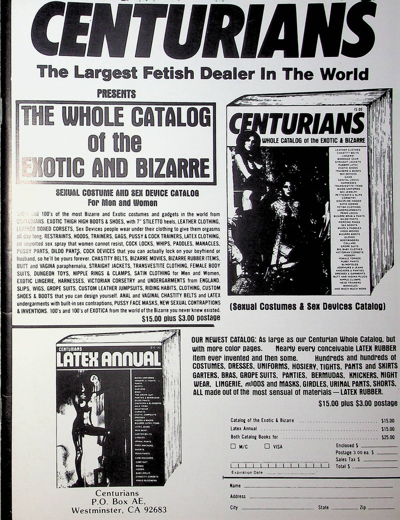 Centurian Magazine Danielle The Bondage Commandos good reading copy 021723RP