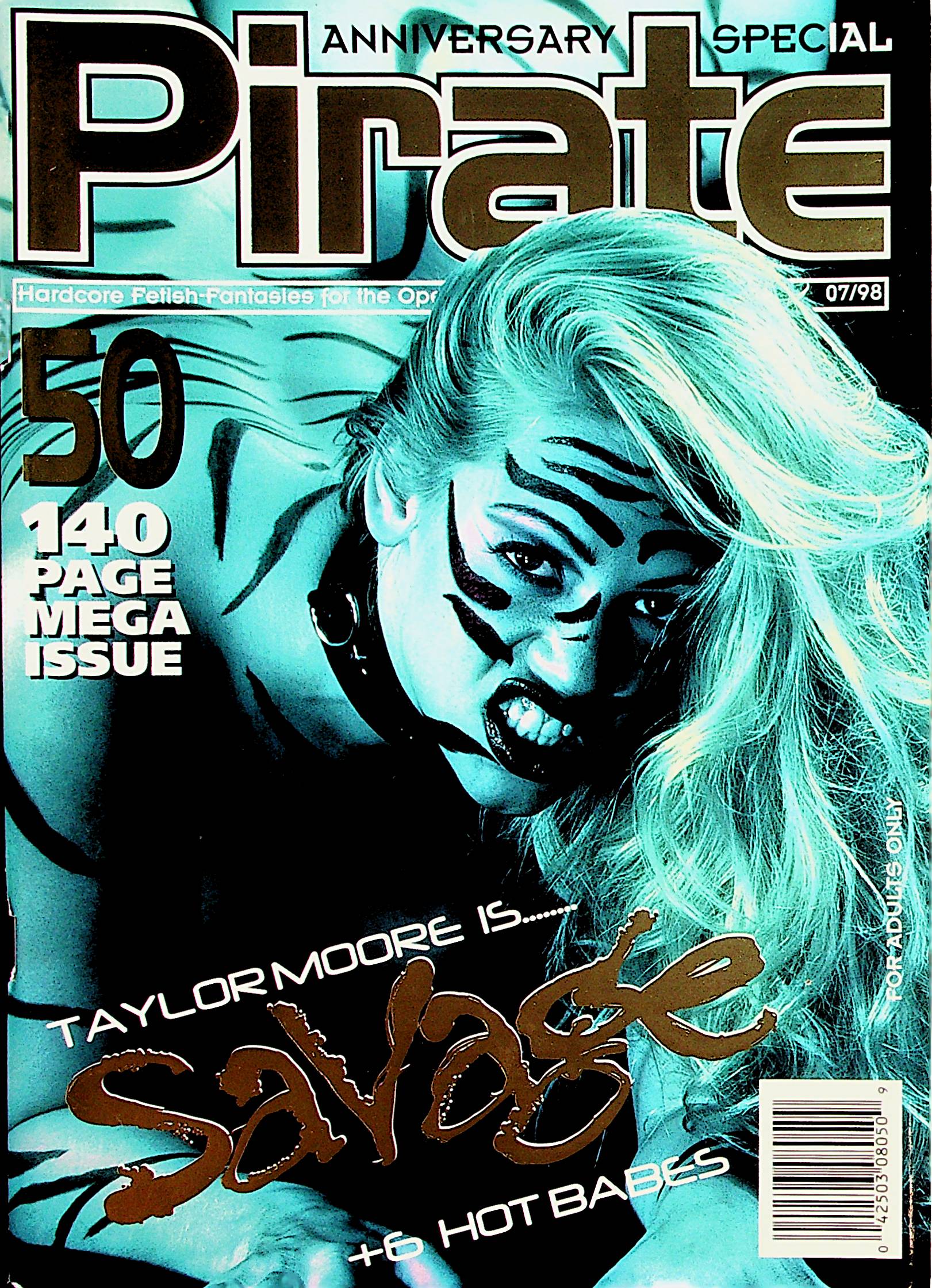 Pirate International Magazine Taylor Moore Is...Savage #50 1998 by Pri –  Mr-Magazine