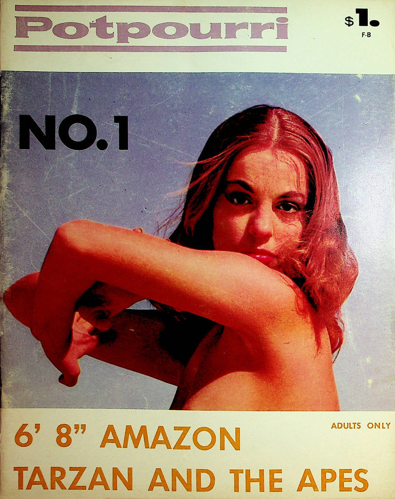 Potpourri Busty Vintage Magazine  Covergirl Susan Woods  #1 1962   121121lm-dm