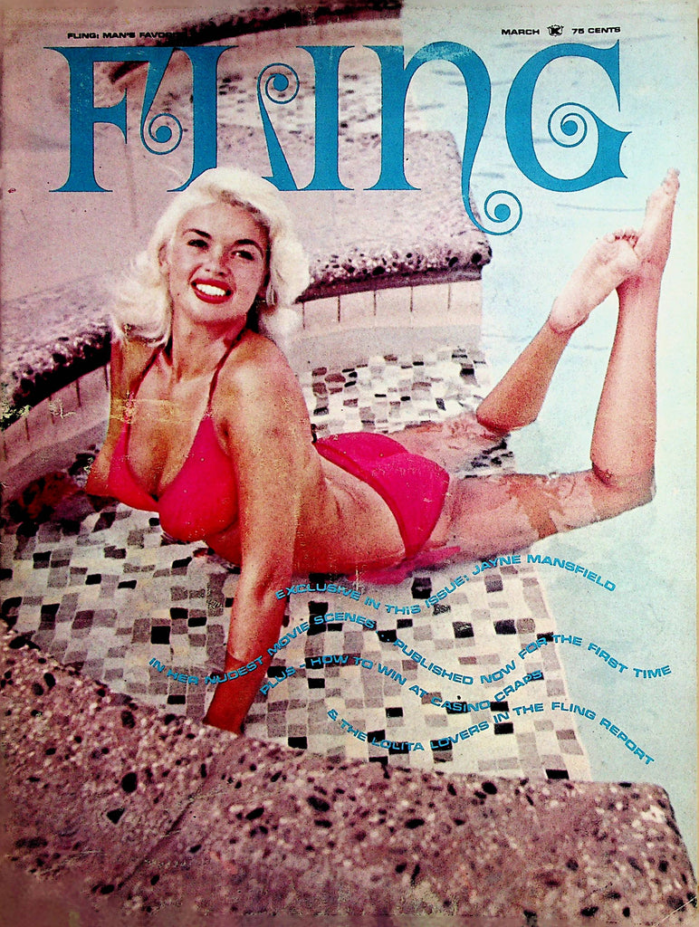 Fling Vintage Magazine  Jayne Mansfield  March 1967   010623lm-p