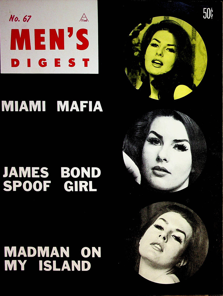 Men's Digest Magazine   James Bond Spoof Girl /  Covergirl Isobella  #67 1966   062122lm-p2