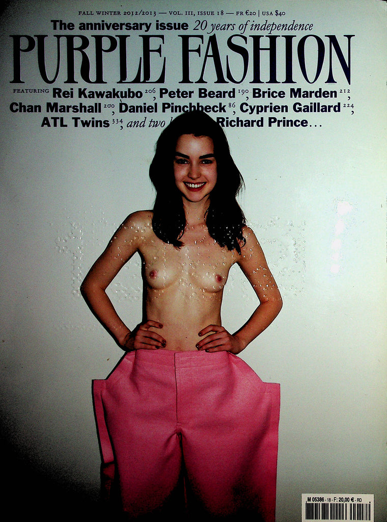 Purple Passion Fashion Magazine  Rei Kawakubo  20th Anniversary Issue  Fall/Winter 2012-2013   042421lm-mp